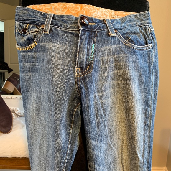 Chip & Pepper Vintage Blazing Saddle Boho Jeans Size 25 - Picture 5 of 7